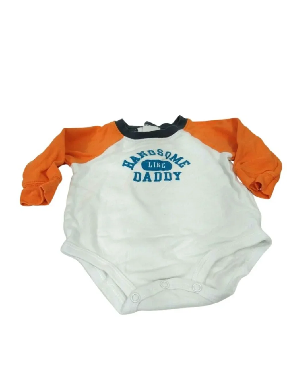 Set of 3 Carters Old Navy One Piece Bodysuits Pajamas Boys Size 6 Months